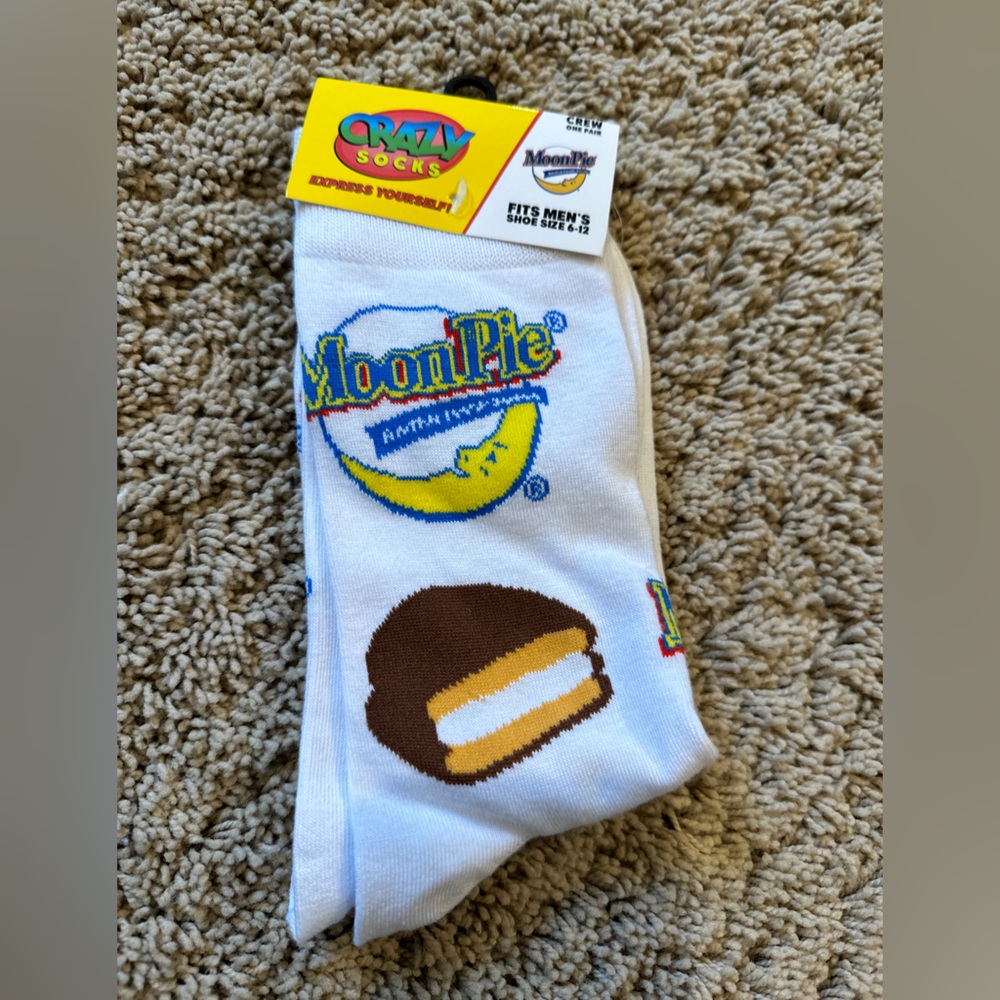 Crazy Socks Moonpie NWT